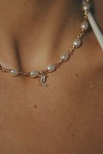 Load image into Gallery viewer, Trudy Pearl Custom Initial Necklace
