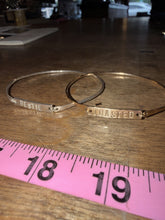 Load image into Gallery viewer, Custom Stamped Bangle
