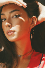 Load image into Gallery viewer, Siren Blue Pearl Pieces (choker, bracelet, mini hoops)
