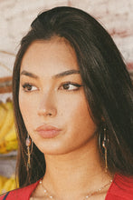 Load image into Gallery viewer, Siren Blue Pearl Momi Hoops
