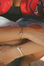 Load image into Gallery viewer, Siren Blue Pearl Pieces (choker, bracelet, mini hoops)
