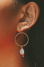 Load image into Gallery viewer, Siren Blue Pearl Pieces (choker, bracelet, mini hoops)
