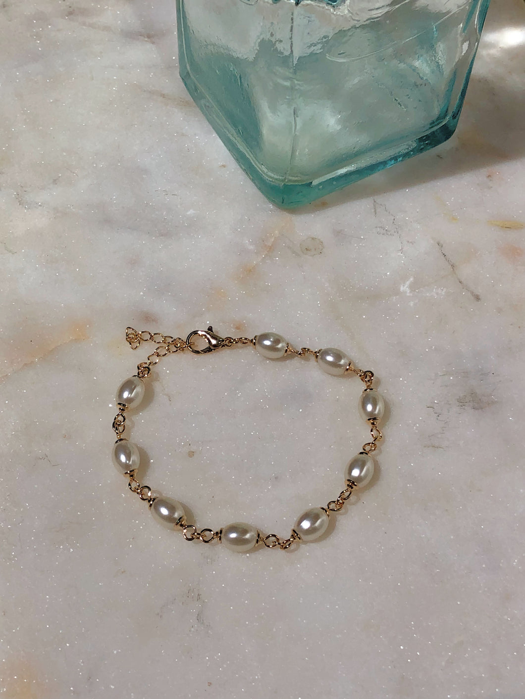 Vintage Trudy Pearl Bracelet
