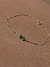Load image into Gallery viewer, 14k Yellow Gold Emerald Bracelet
