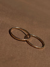 Load image into Gallery viewer, 14k Yellow Gold Hammered Rings
