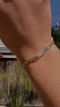 Load image into Gallery viewer, Personalized Custom Figaro Bracelet
