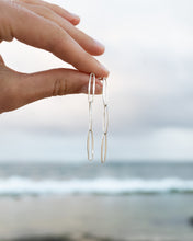 Load image into Gallery viewer, Long Link Earrings in Sterling Silver
