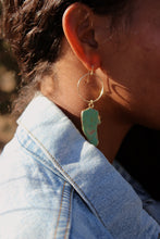 Load image into Gallery viewer, Serendipity Turquoise Mini Hoops
