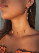 Load image into Gallery viewer, Dainty Lil Spike Choker to Necklace
