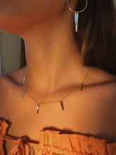 Load image into Gallery viewer, Dainty Lil Spike Choker to Necklace
